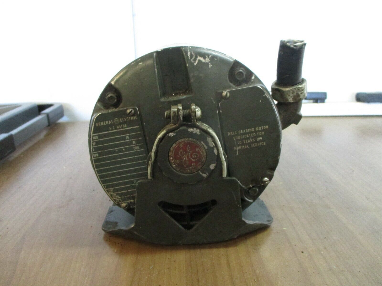 GE AC Motor 185178 1HP 1800RPM 208-220/440V 3.2/1.6A 3Ph Used