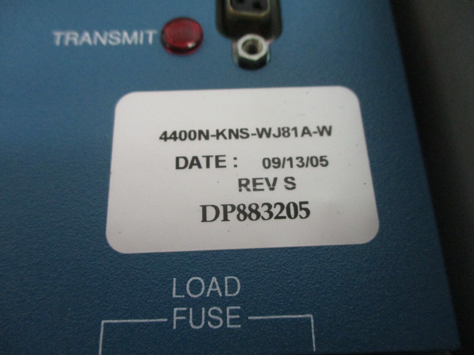 Fisher Pierce PowerFlex Autocap Controller 4400N-KNS-WJ81A-W Rev. S Used