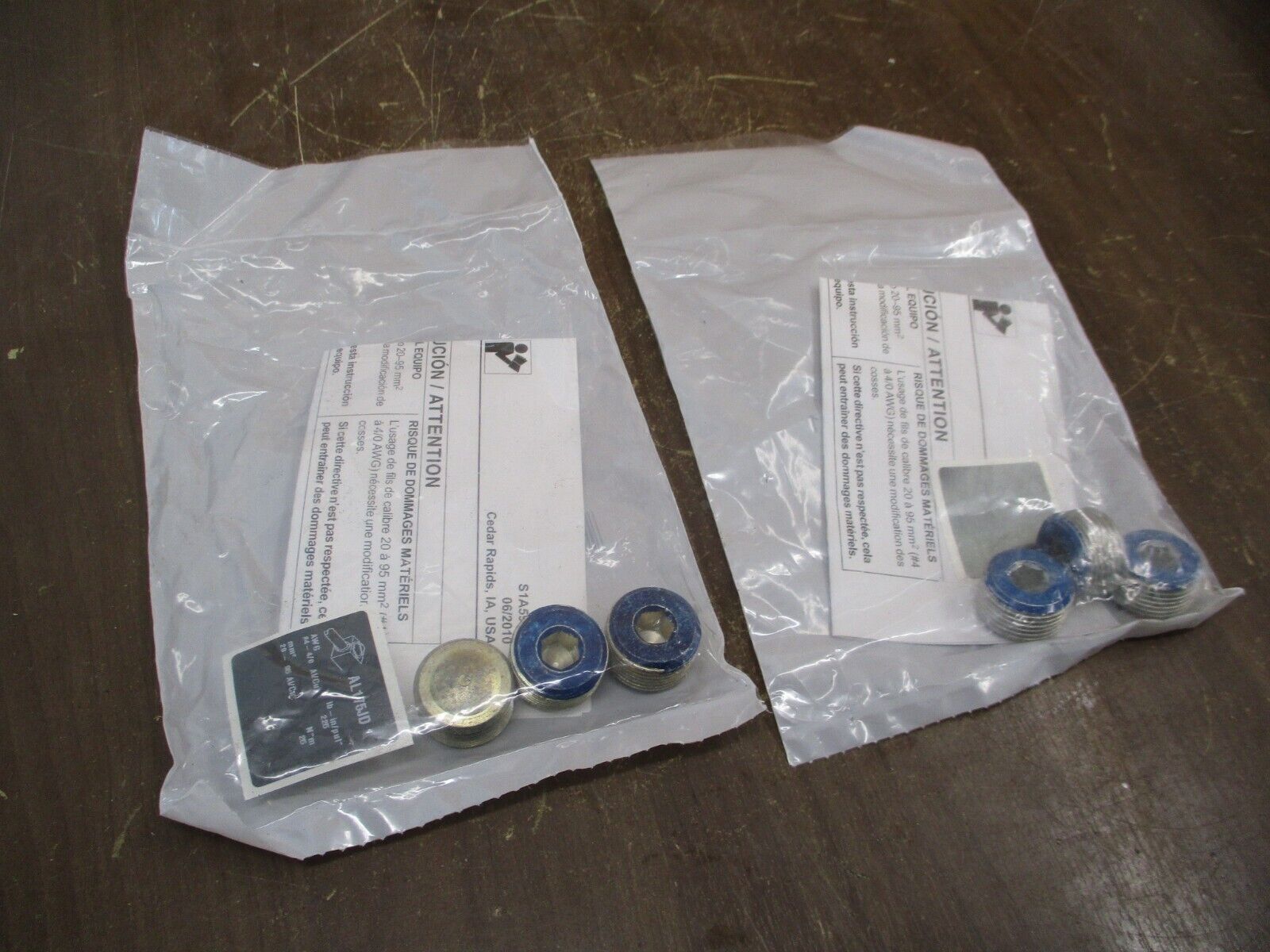 Square D Aluminum Wire Binding Screw Kit S1A59551 3-Lug Kit *Lot of 2*