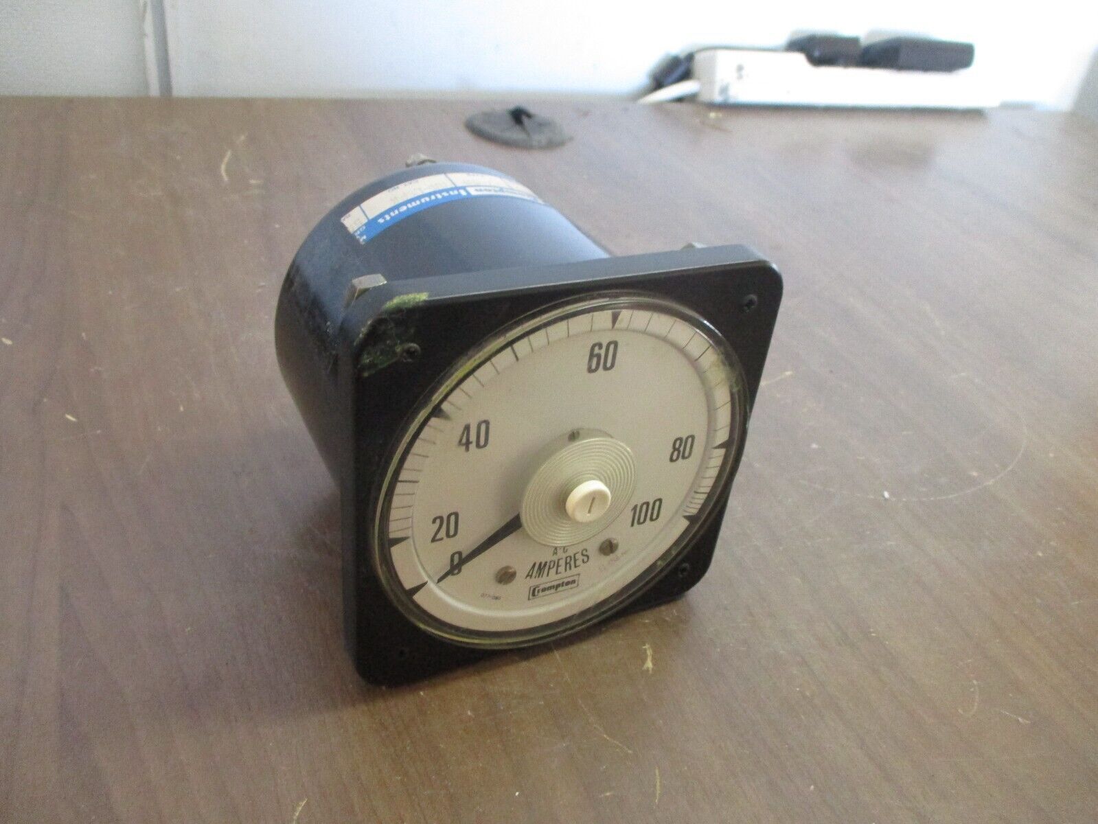 Crompton Instruments AC Ammeter 077-08 AA-KSPK Range: 0-100A Used