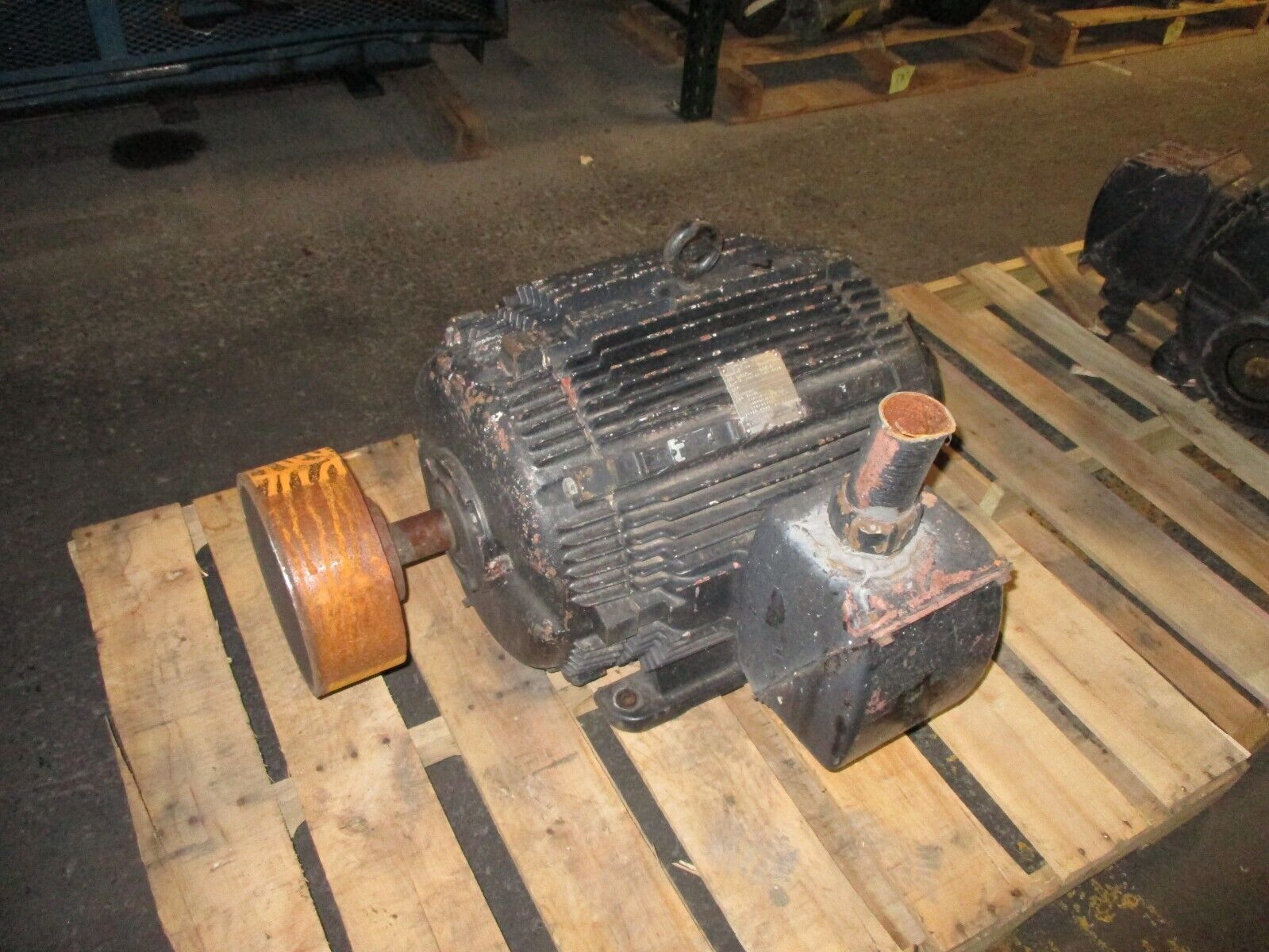 Westinghouse AC Motor 71C17895 40HP 460V 55A 60Hz 3Ph Used