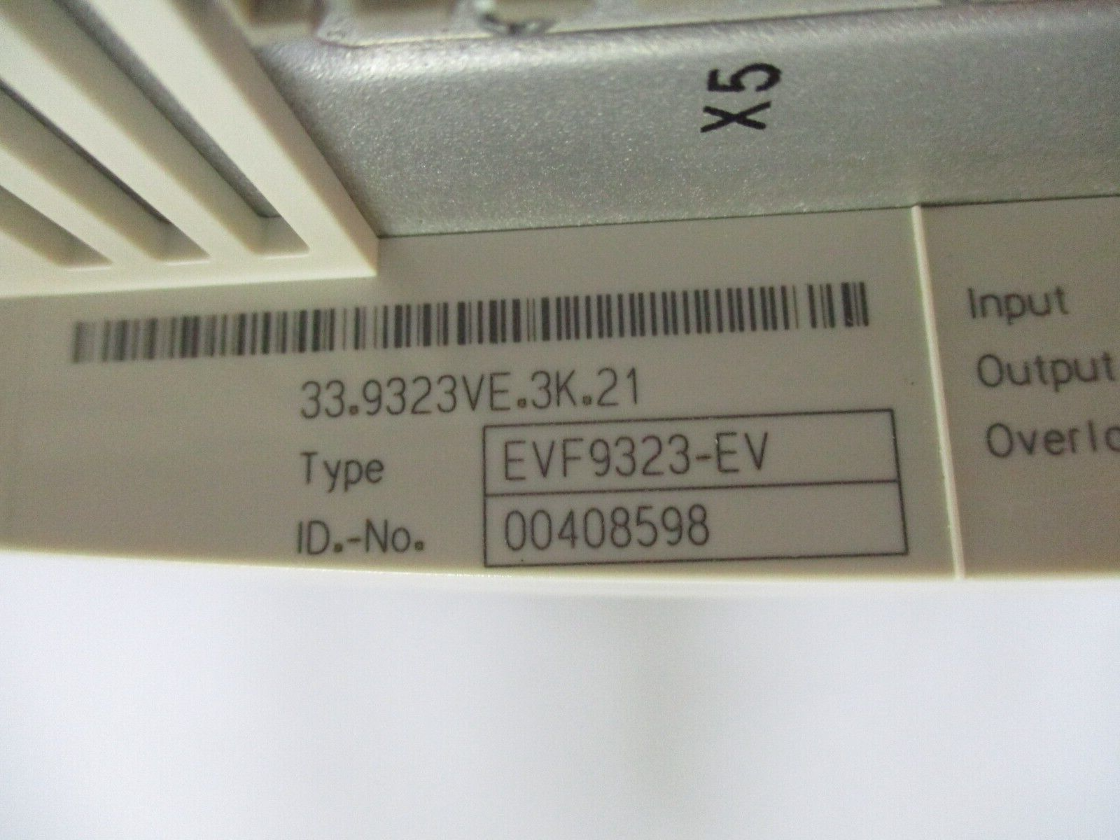Lenze Servo Drive EVF9323-EV *Missing X7 Port* Used