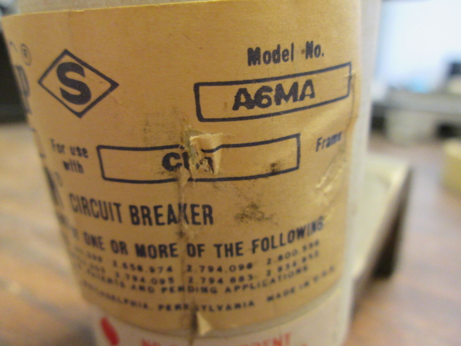 ITE Cordon Model A6MA Breaker Fuse ATI-CM20 800A Used