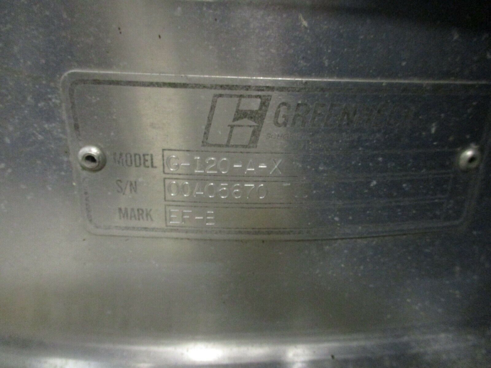 Greenheck Exhaust Fan G-120-A-X *Dented Top* Used