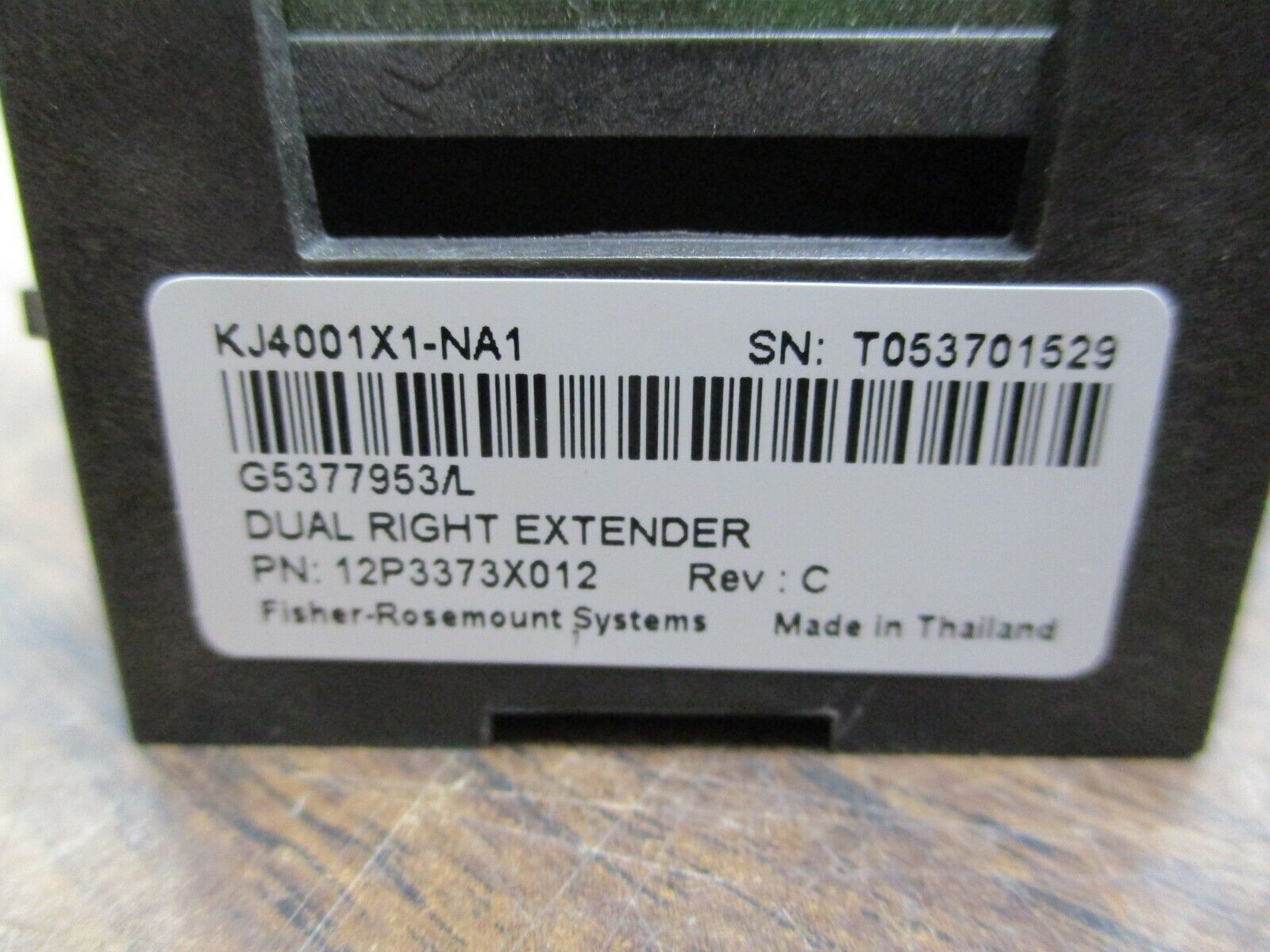 Emerson KJ4001X1-NA1 Dual Right Extender 12P3373X012 Rev. C Used