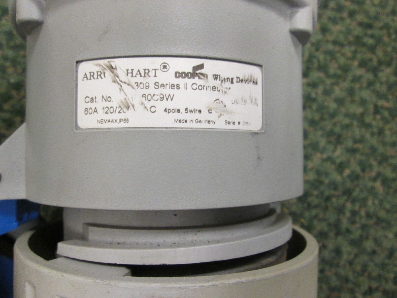 Cooper / Arrow Hart Plug & Receptacle AH560P9W 60A 120/208V 4P 5W