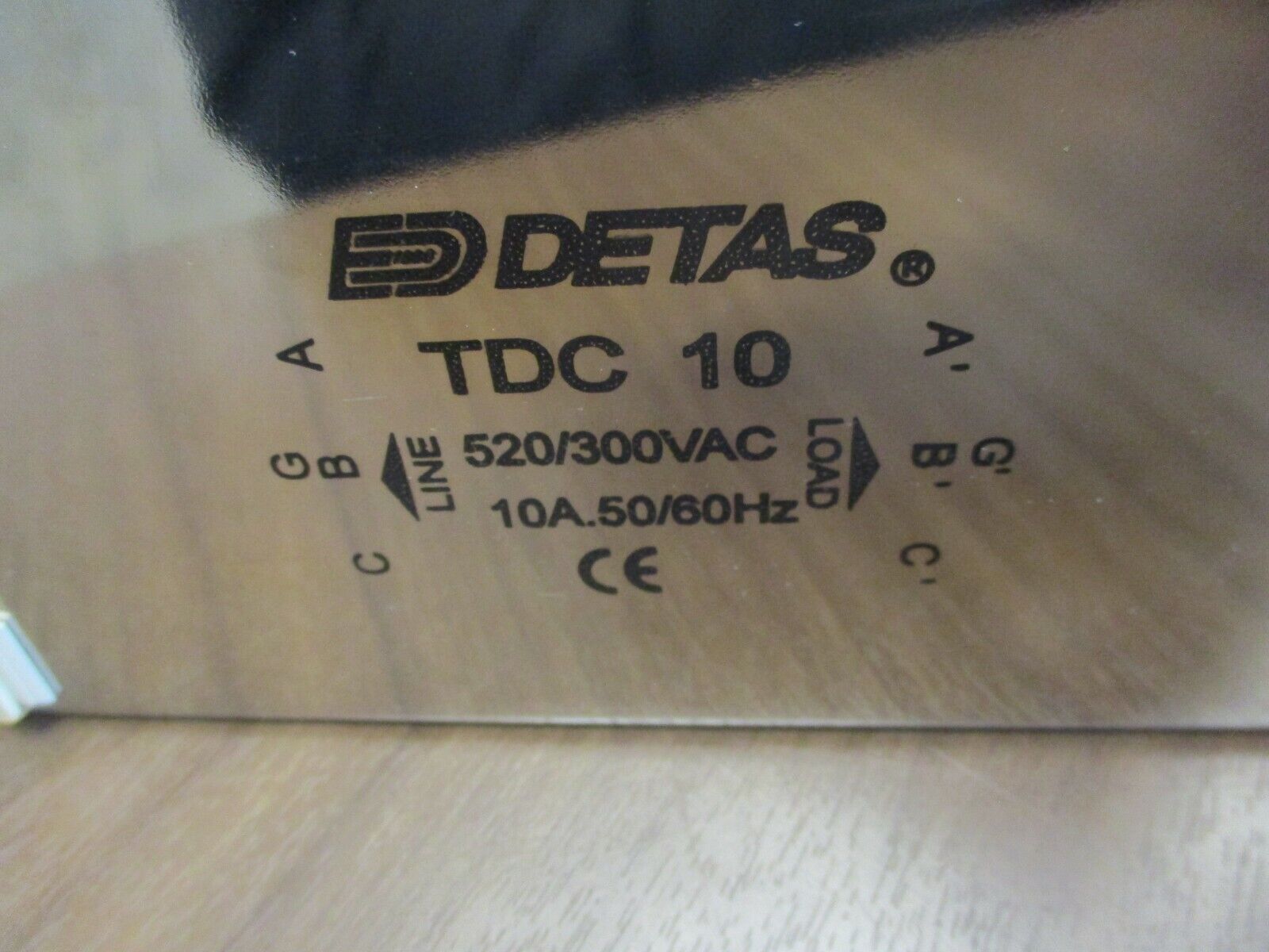 Detas Line Filter TDC 10 520/300VAC 10A 50/60Hz Used