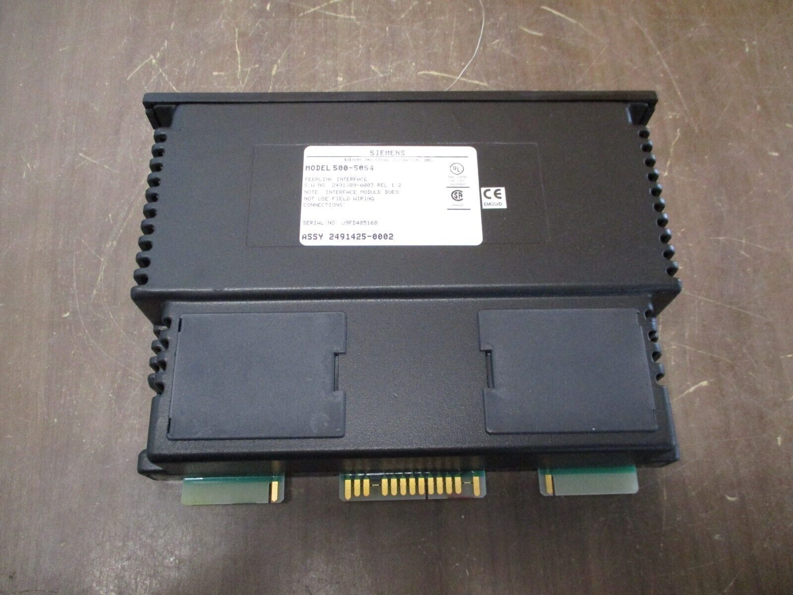 Siemens Peerlink Interface Module 500-5054 S/W: 2491589-0003 REL 1.2 Used