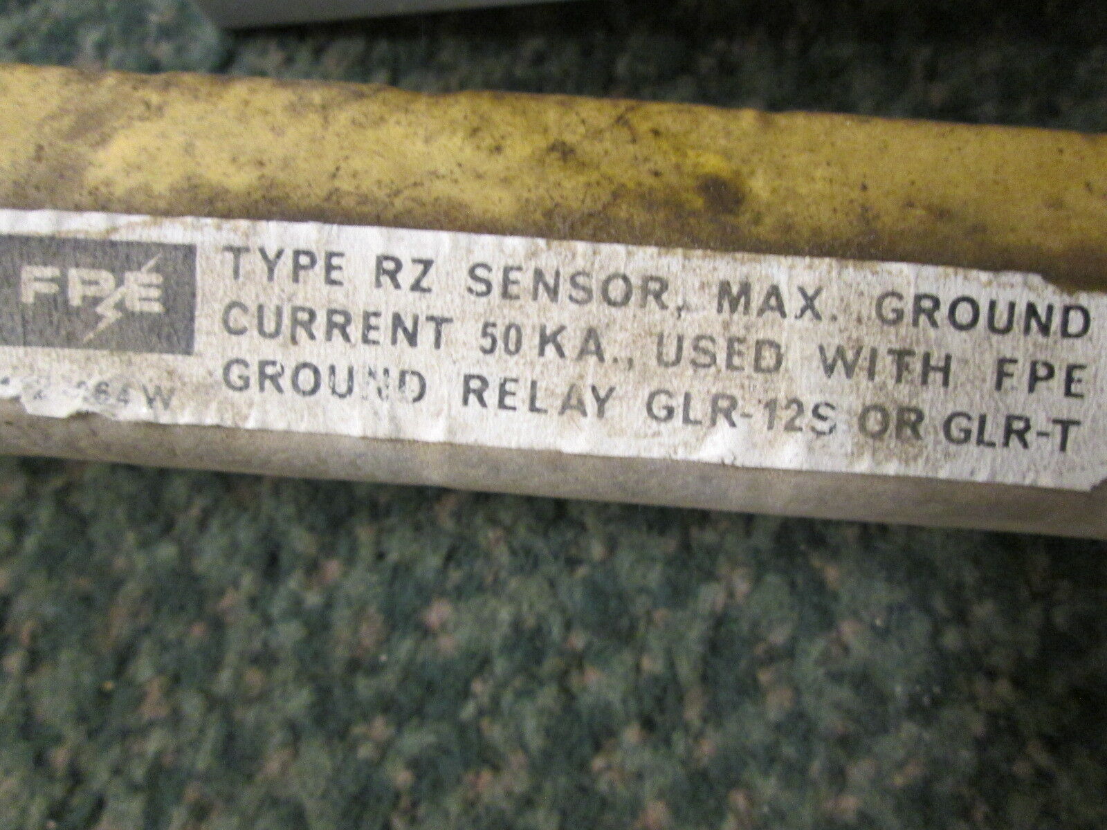 FPE Ground Fault Relay & Sensor GLR-T/142-064W 50 KA 600V Trip: 100-1200A Used