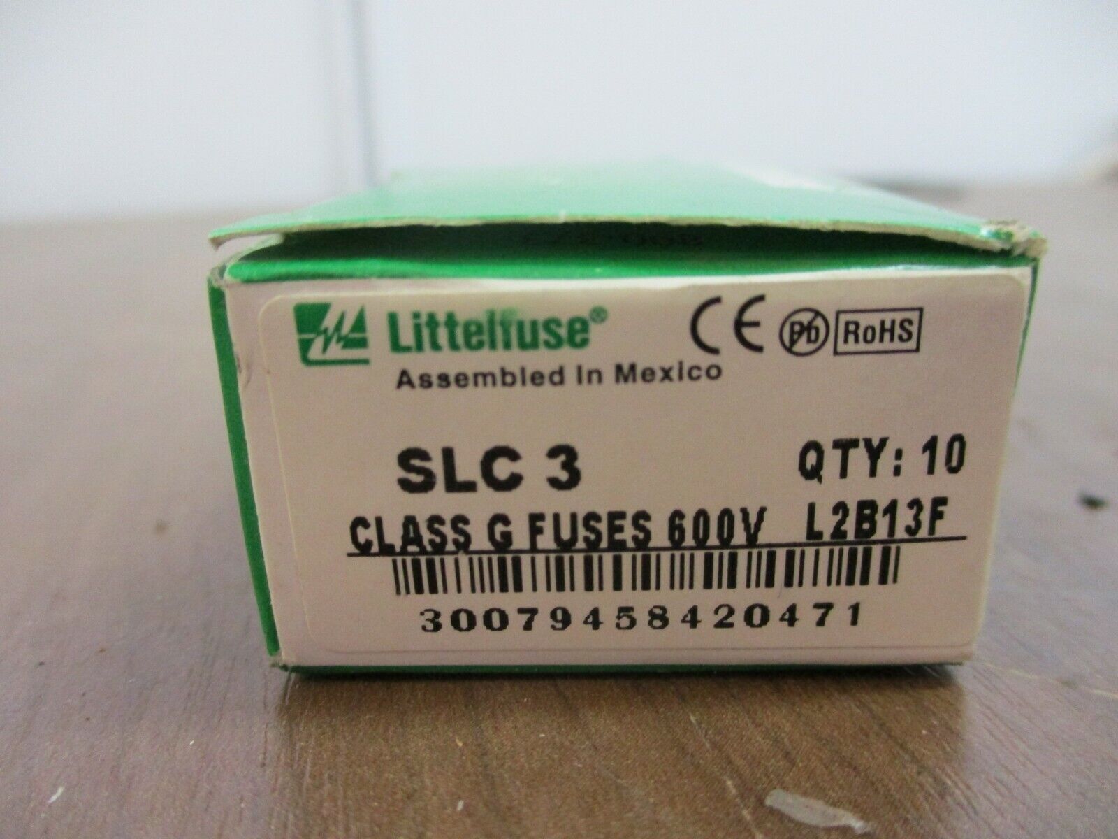 Littelfuse Fuse SLC 3 3A 600V *Box of 6* New Surplus