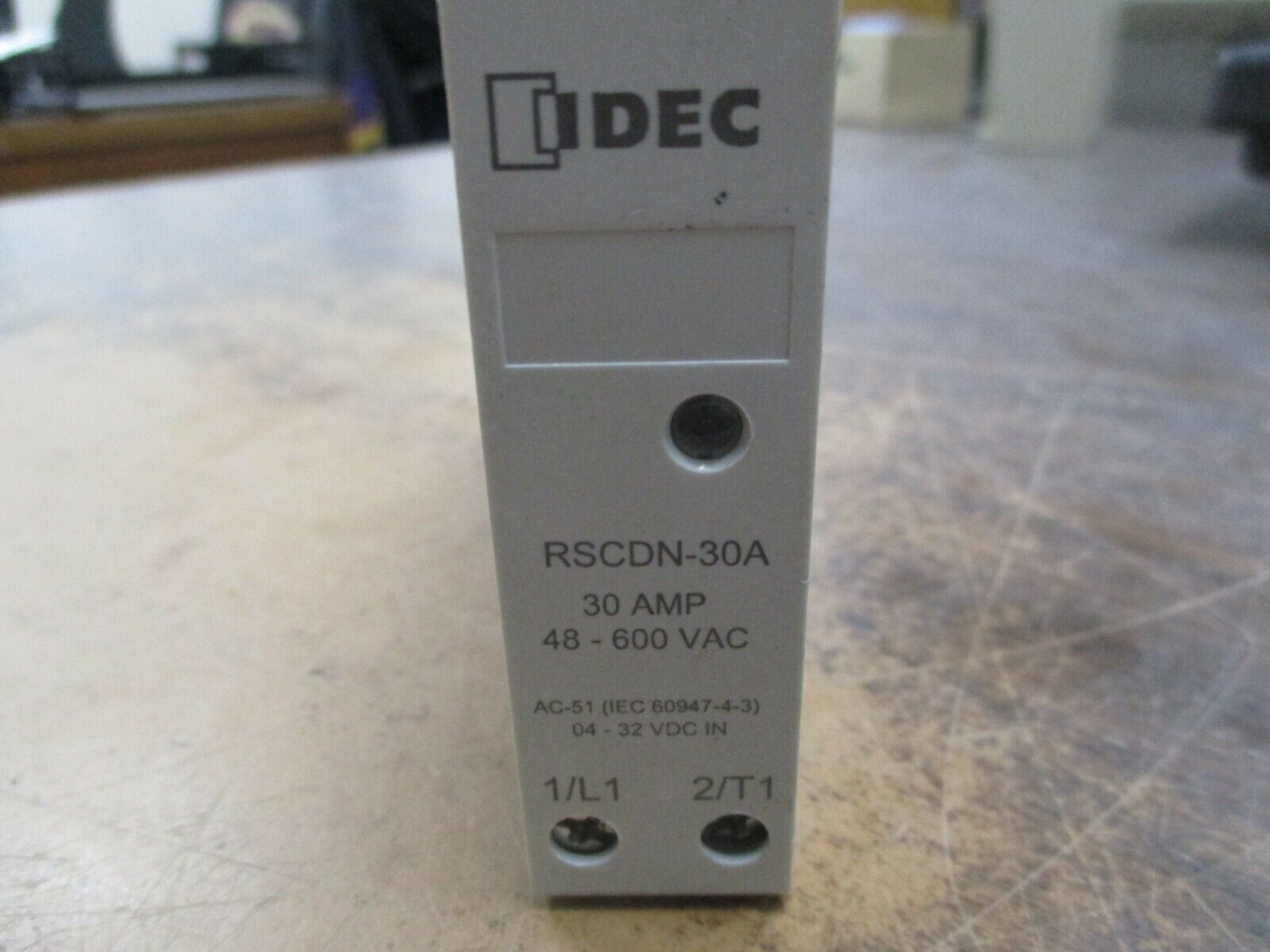 IDEC Solid State Relay RSCDN-30A 30A 48-600V Used