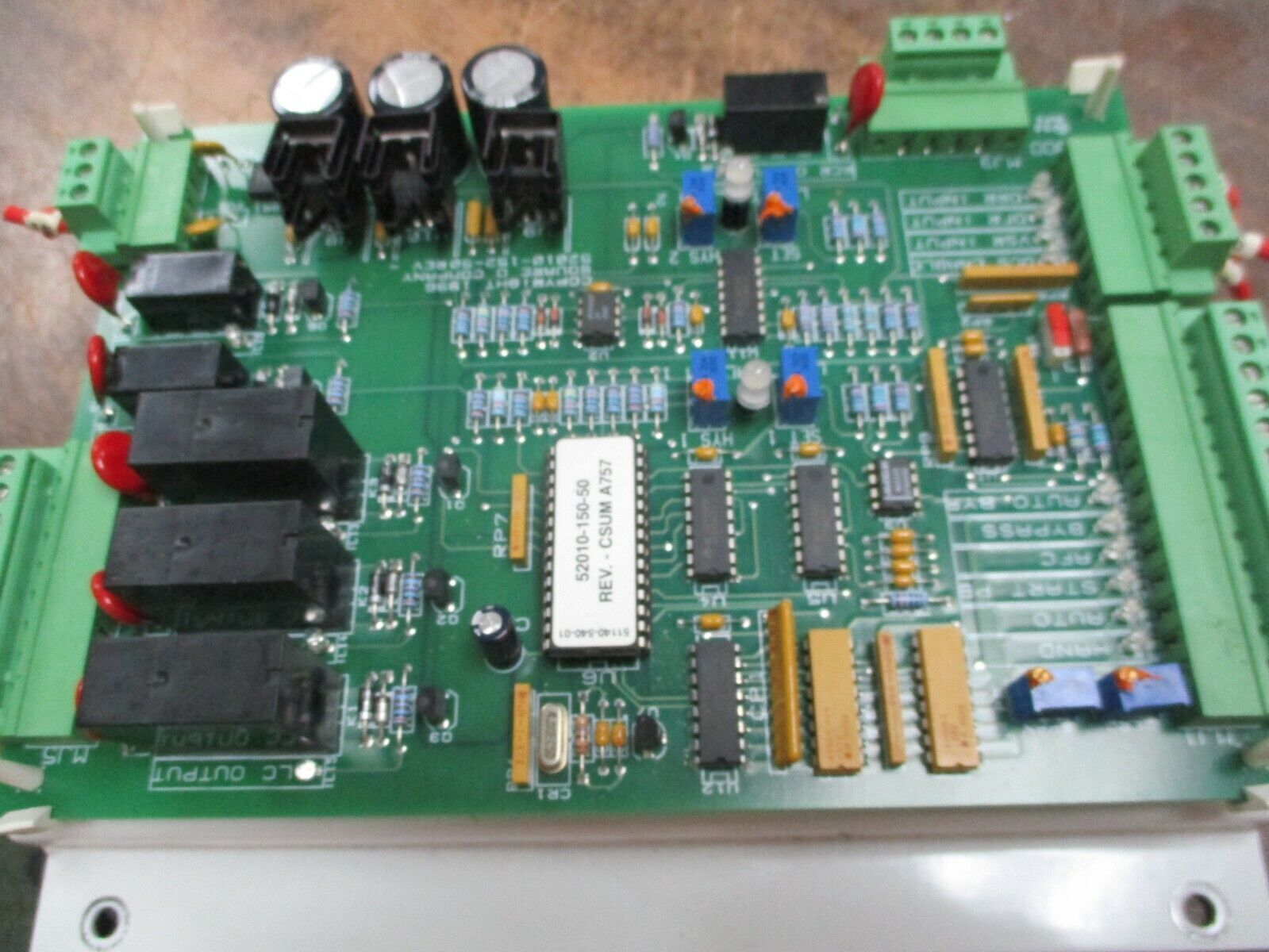 Square D Control Board 52010-152-50 Used
