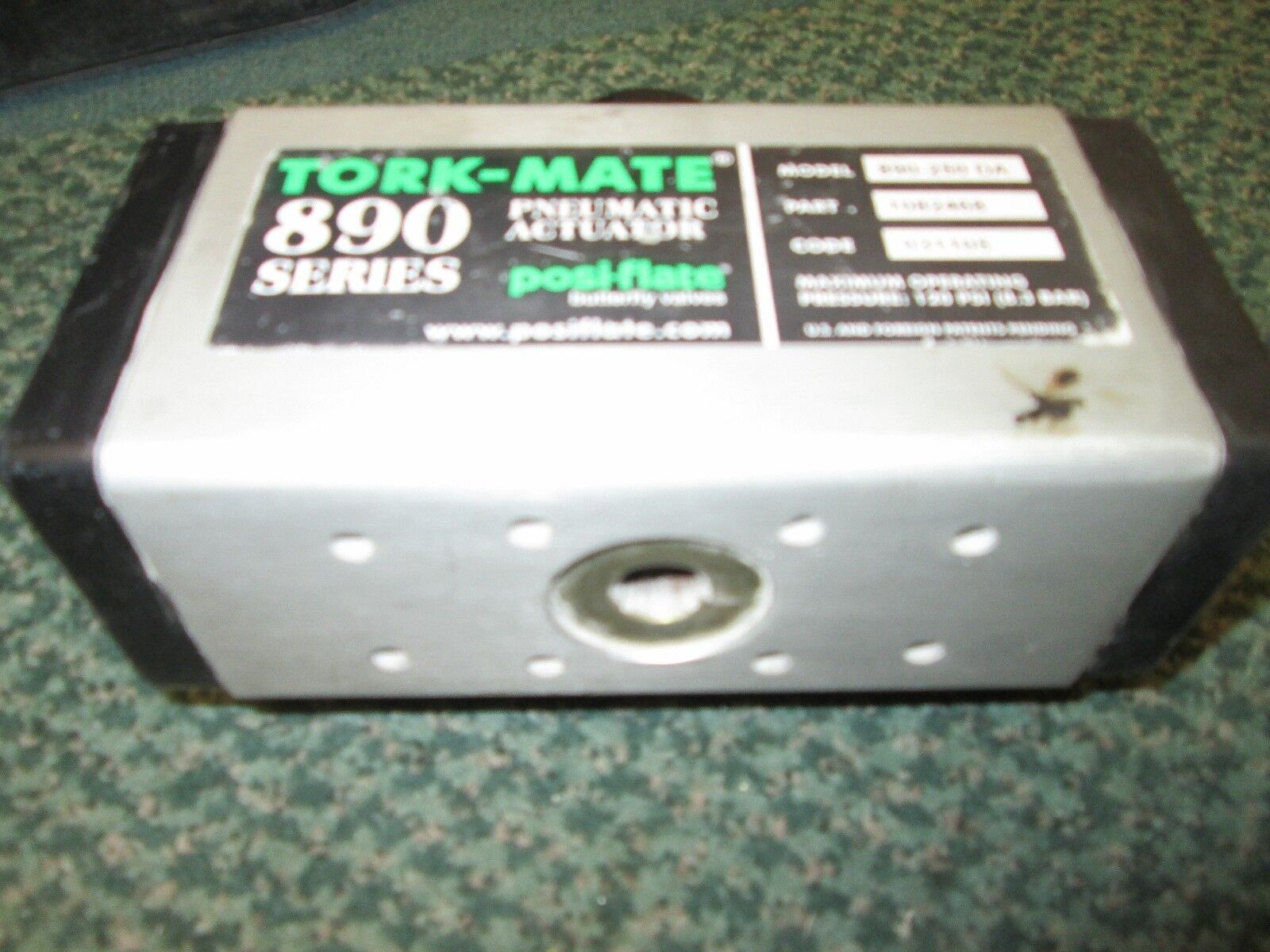 Tork-Mate Pneumatic Actuator 890-250 DA 1082468 031105 120PSI Max Used