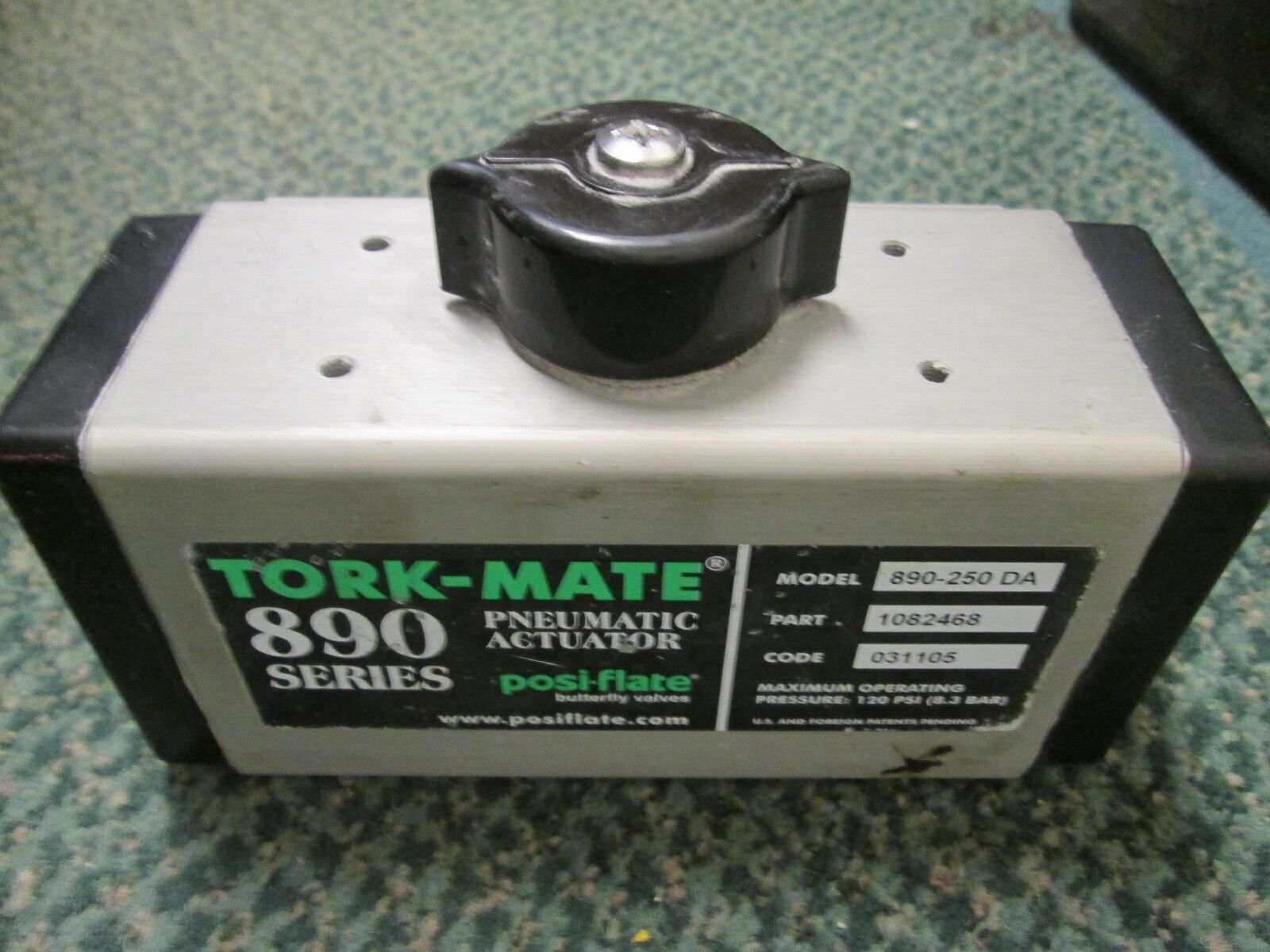 Tork-Mate Pneumatic Actuator 890-250 DA 1082468 031105 120PSI Max Used