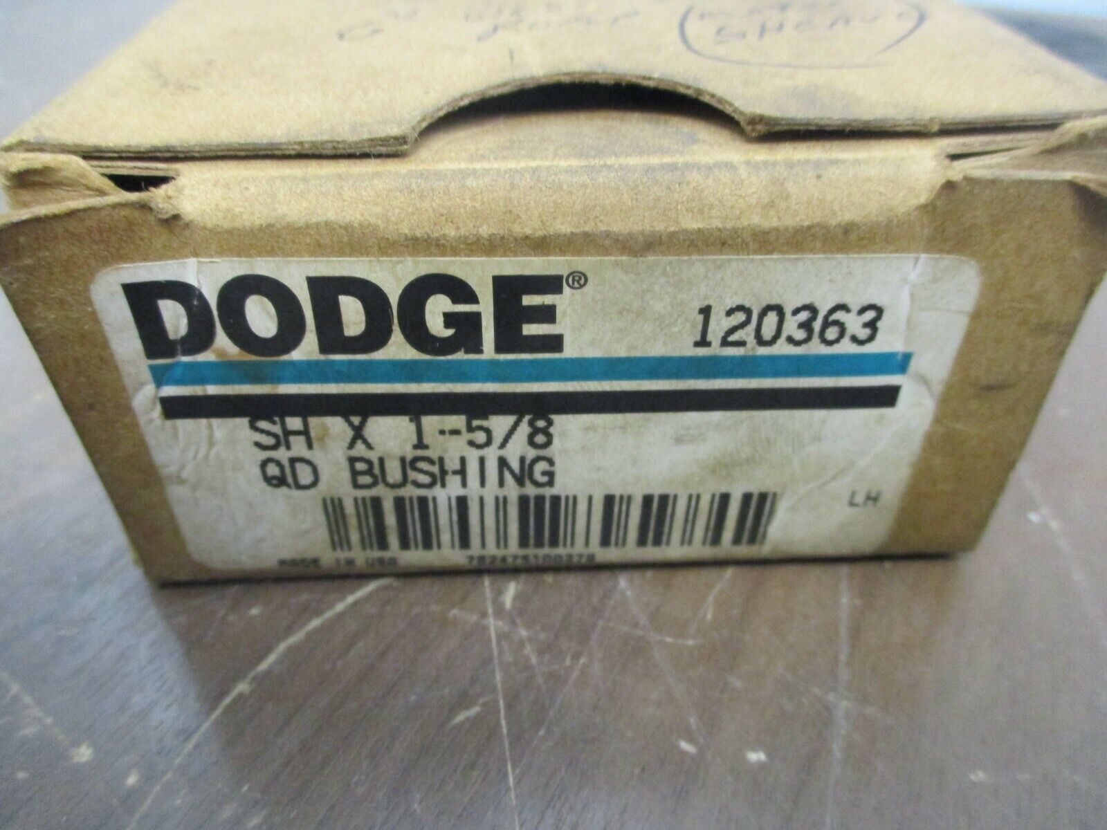 Dodge QD Bushing 120363 SH x 1-5/8 New Surplus