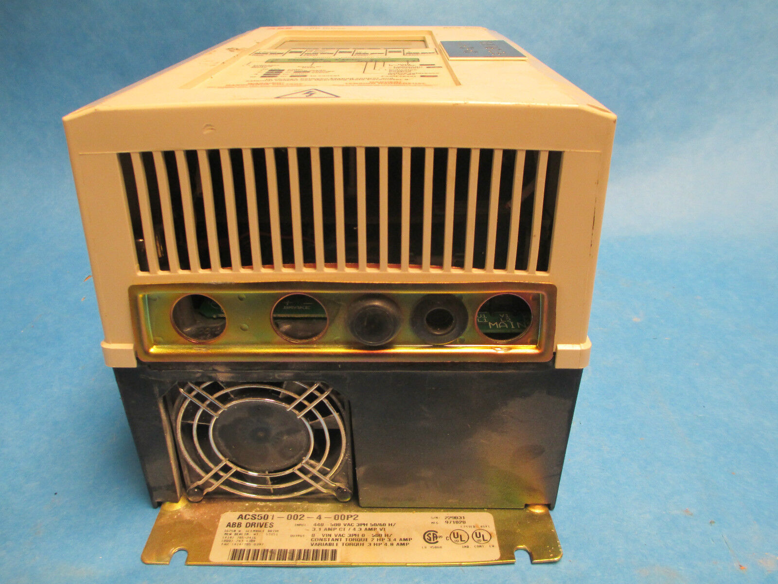 ABB ACS501-002-4-00P2 3HP Drive