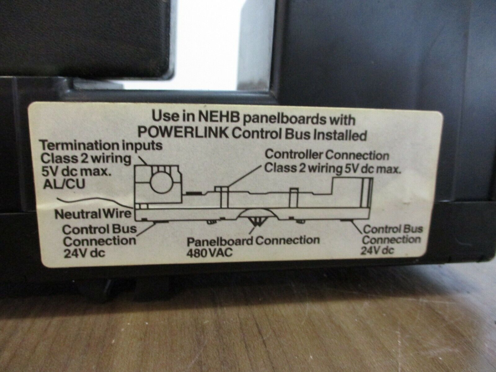 Square D PowerLink AS Power Interface Module NEHB442ASP-N W/Controller Used