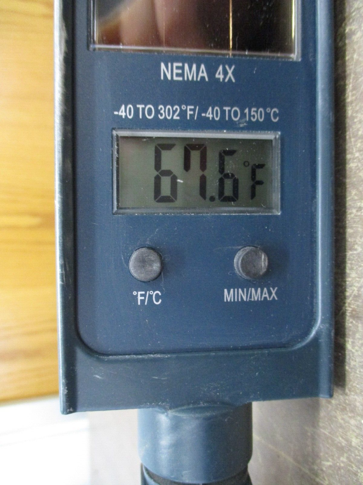 Trerice SX9 Solar Therm Light-Powered Digital Thermometer SX9 5 602 05 Used
