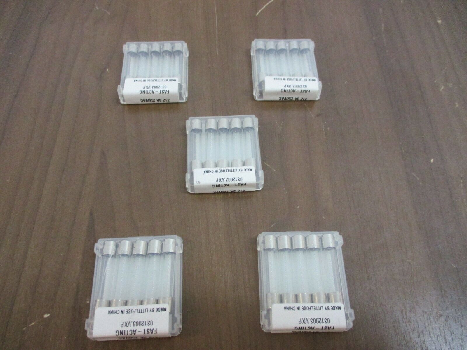 Littelfuse Fuse 312003P 3A 250V *Lot of 5 Boxes of 5* New Surplus