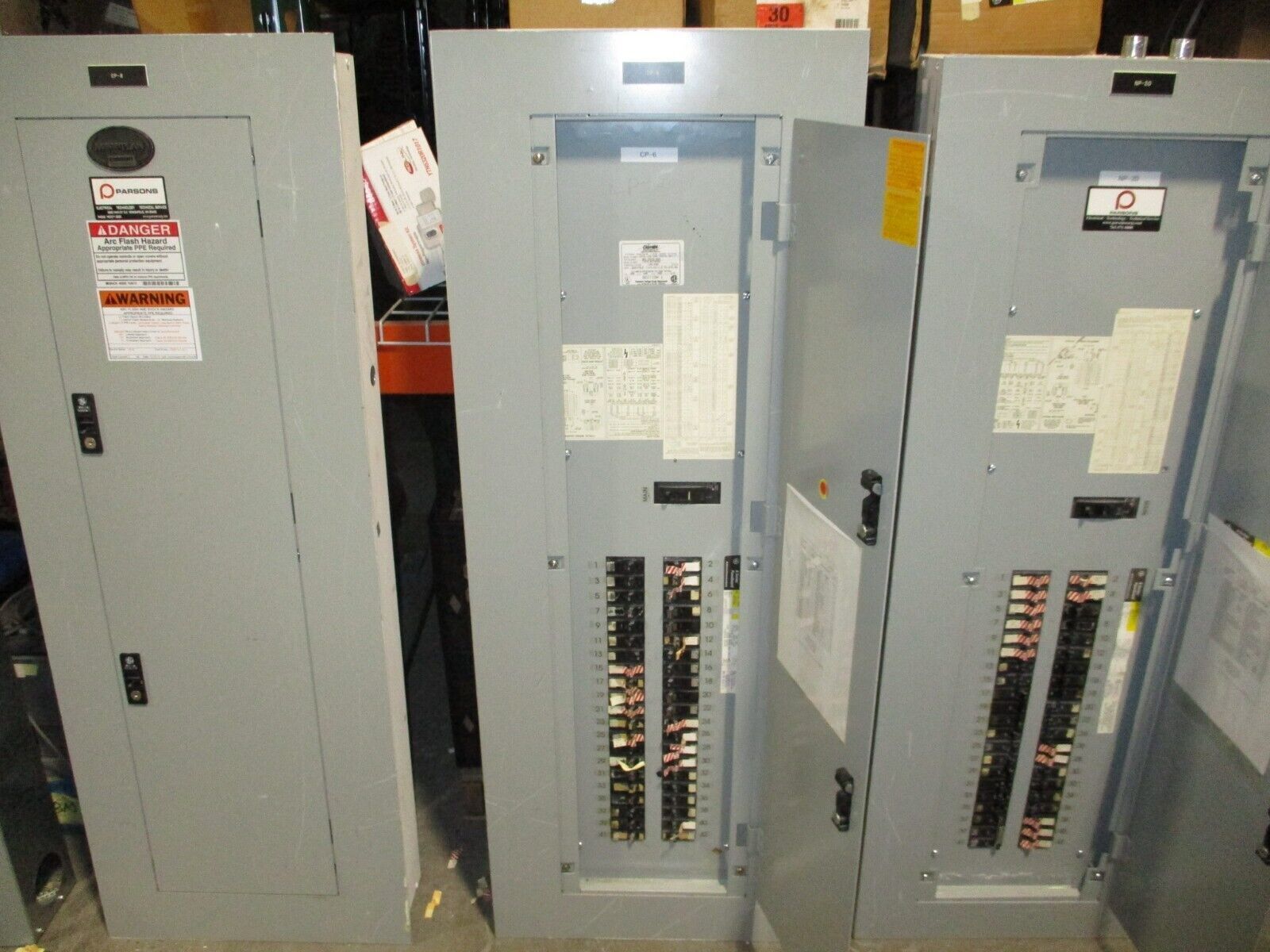 GE Main Breaker Circuit Breaker Panel AQF3422ABX 225A Max 225A Main 208/120V 3Ph