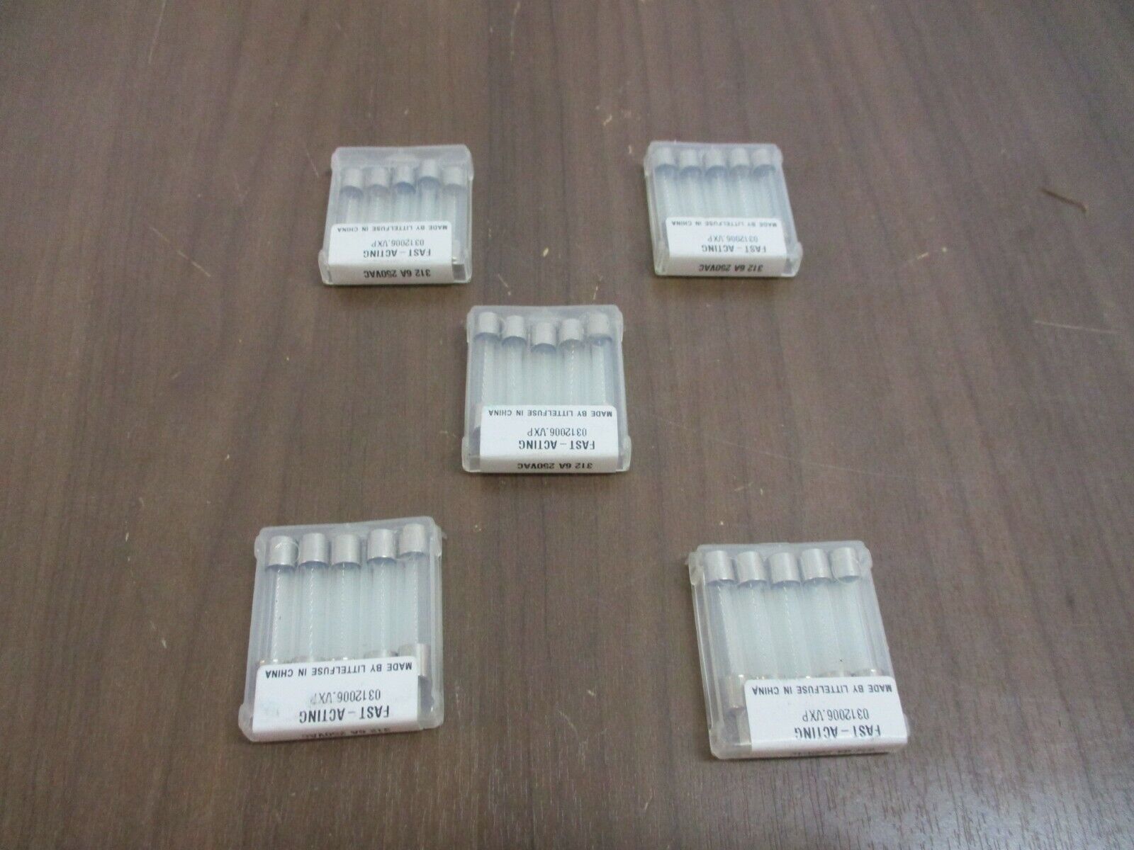 Littelfuse Fuse 312006P 6A 250V *Lot of 5 Boxes of 5* New Surplus