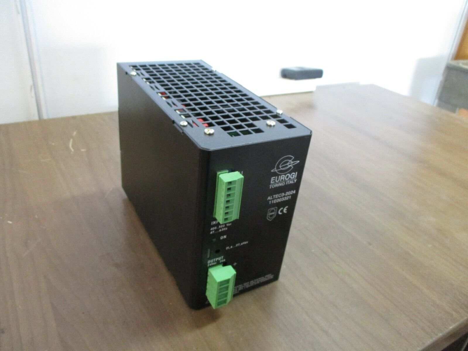 Eurogi Power Supply ALTEC3-2024 Input: 400...500 VAC, 47...63Hz Used