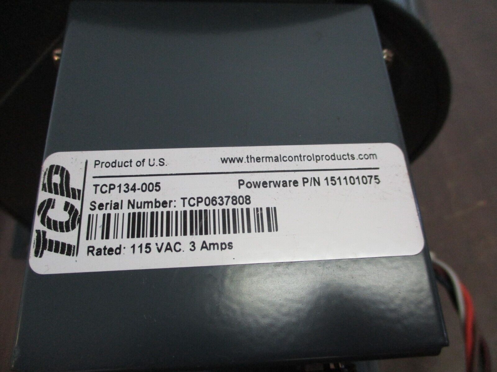 TCP Centrifugal Blower TCP134-005 115V 3A 1/4 HP 1P 3300RPM Used