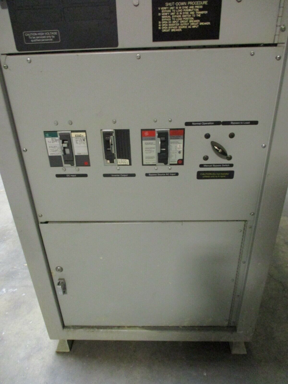 SCI 5kVA Inverter SV12050N(85-VE0050-05) 105-140DC In 120V 1Ph Out Used