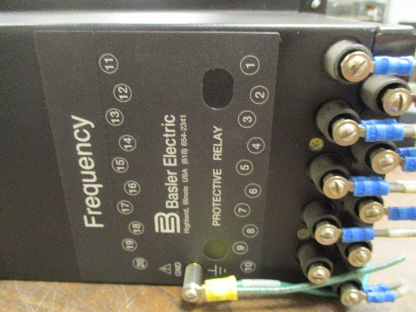 Basler Electric Over/Under Frequency Relay BE1-81 O/U Style #: T3EE1LA8N1F Used