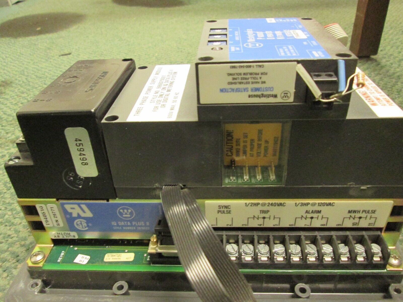 Westinghouse IQ Data Plus II Module 2D78522 9966D75G01 T940316 Used