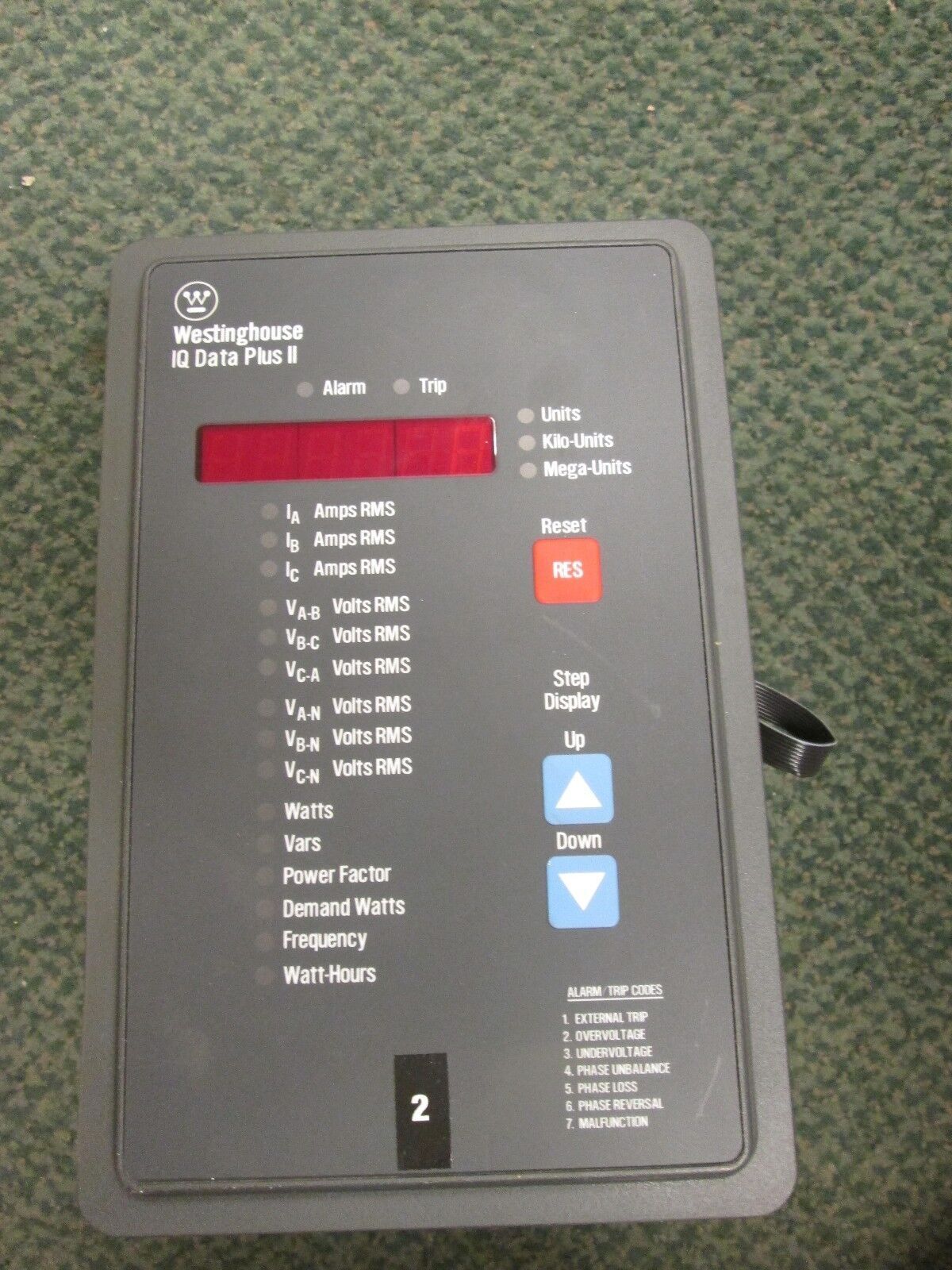 Westinghouse IQ Data Plus II Module 2D78522 9966D75G01 T940316 Used