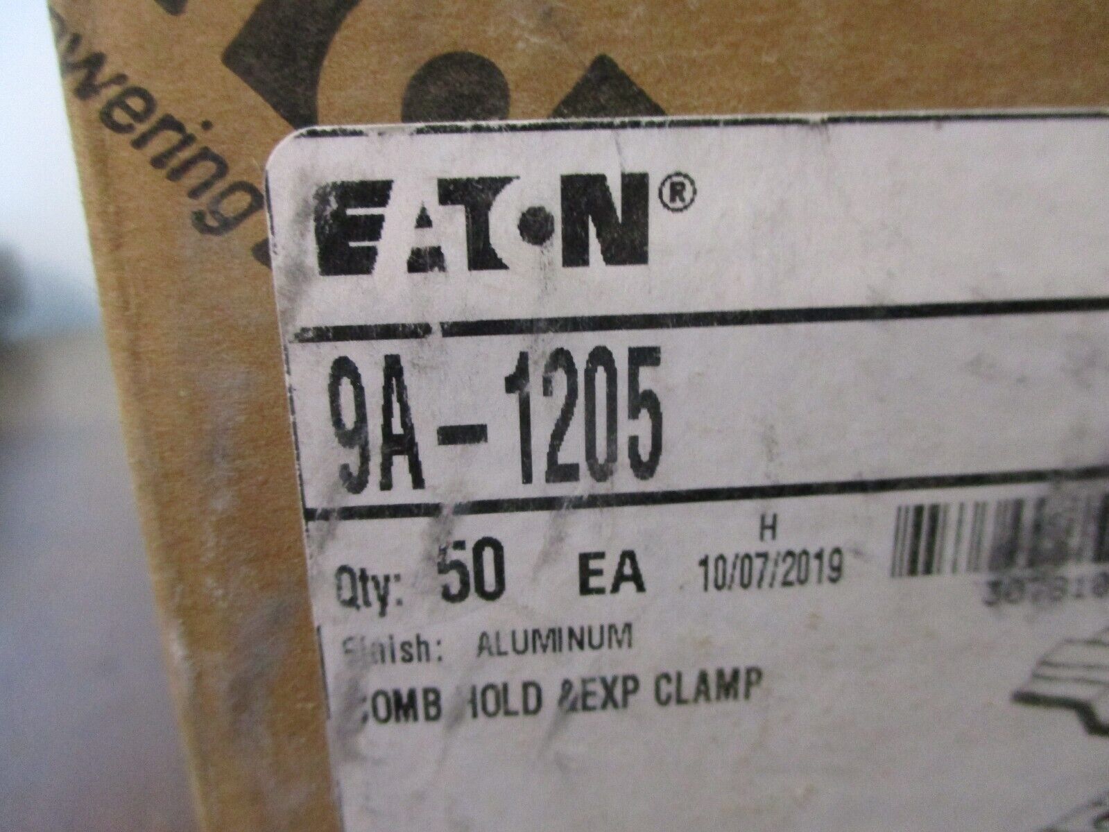 Eaton B-Line Cable Tray Guide/Clamp 9A-1205 Aluminum *Box of 50 Set* New Surplus