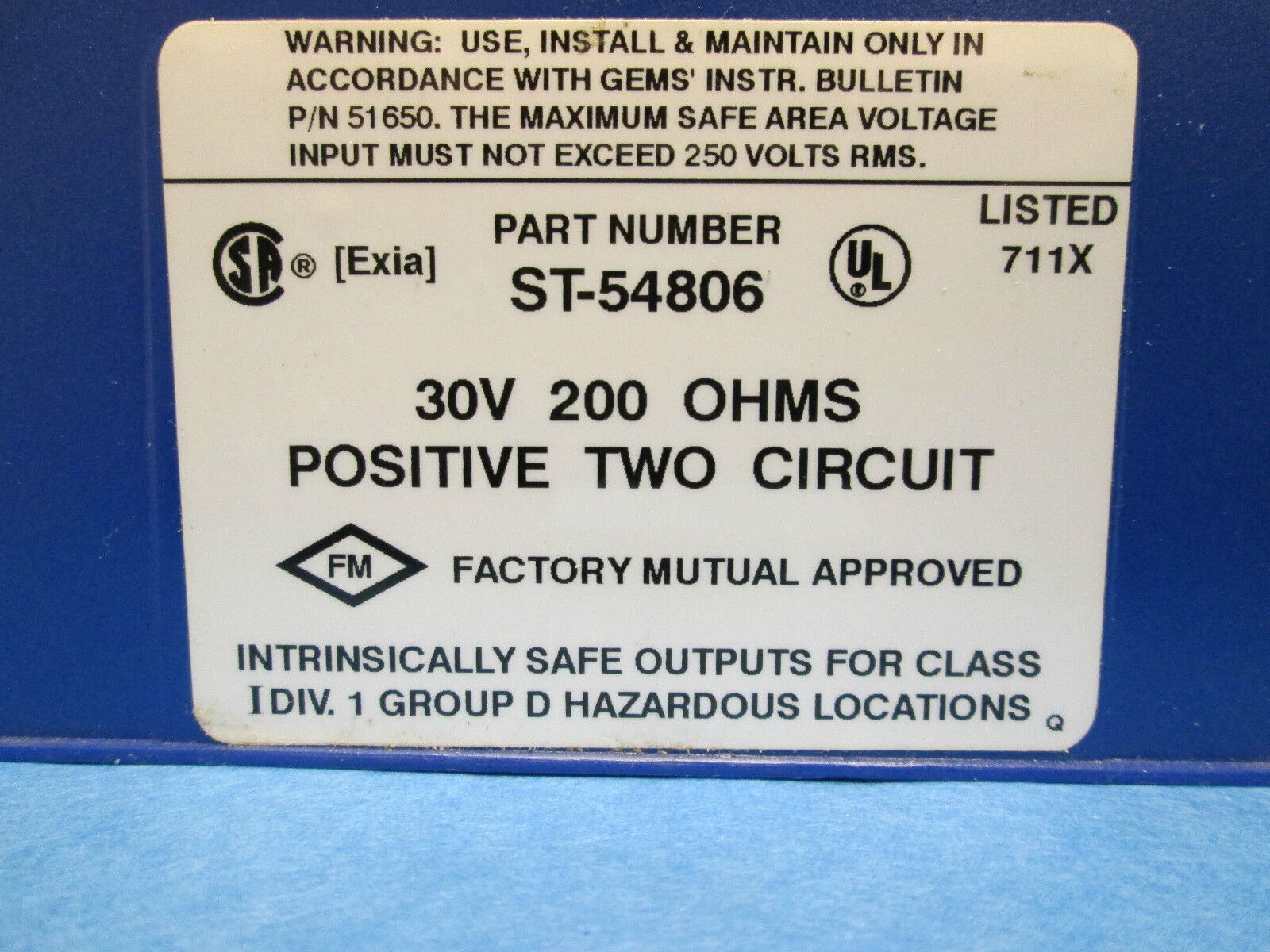 ST-54806 30V 200 OHMS Positive Two Circuit