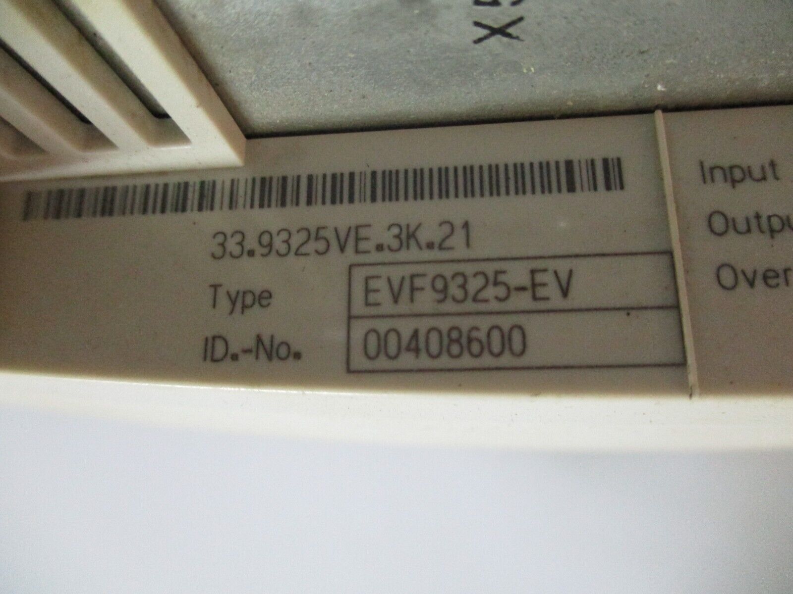 Lenze Servo Controller EVF9325-EV w/ Interbus S Module *Missing X7 Slot* Used