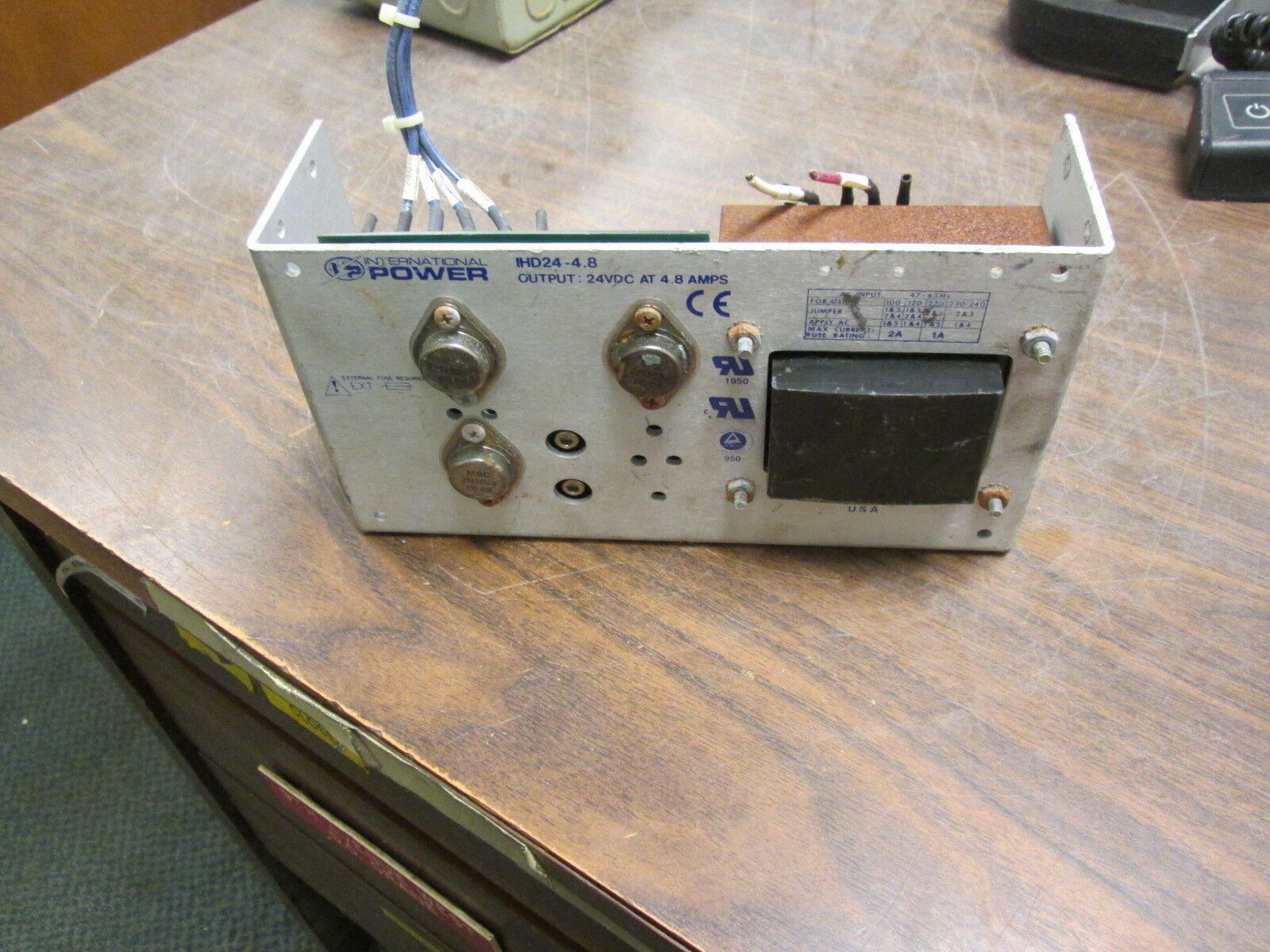 International Power Power Supply IHD24-4.8 Input: 100-240V, 2A, 1A Used