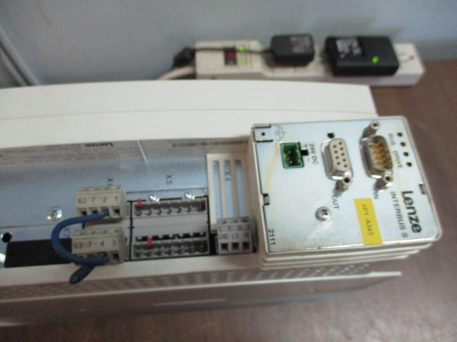 Lenze Servo Drive EVF9323-EV w/ Interbus S Module *Missing X7 Port* Used