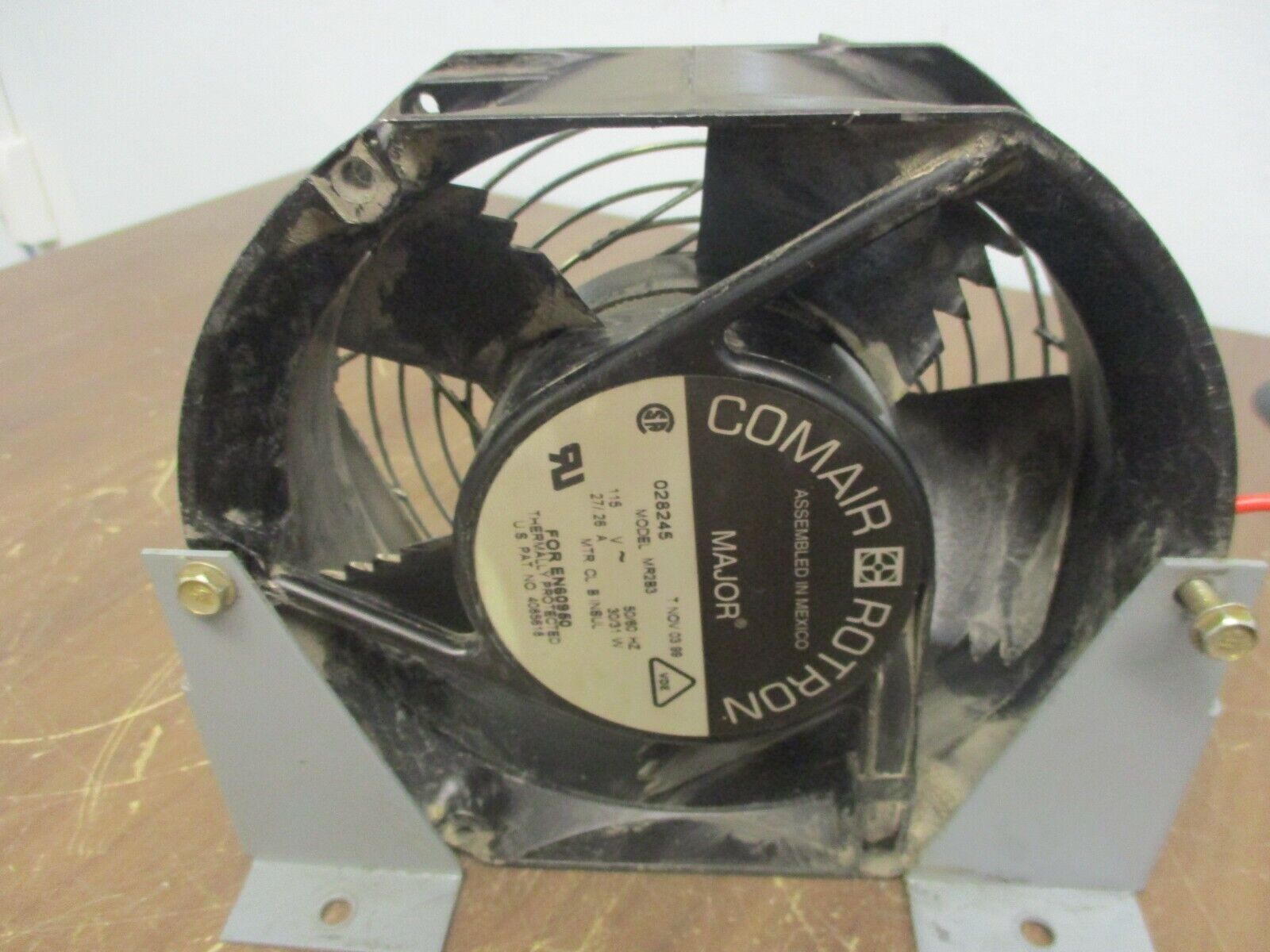 Comair Rotron Major MR2B3 Axial Fan 028245 115V 50/60Hz 0.27/0.26A 30/31W Used