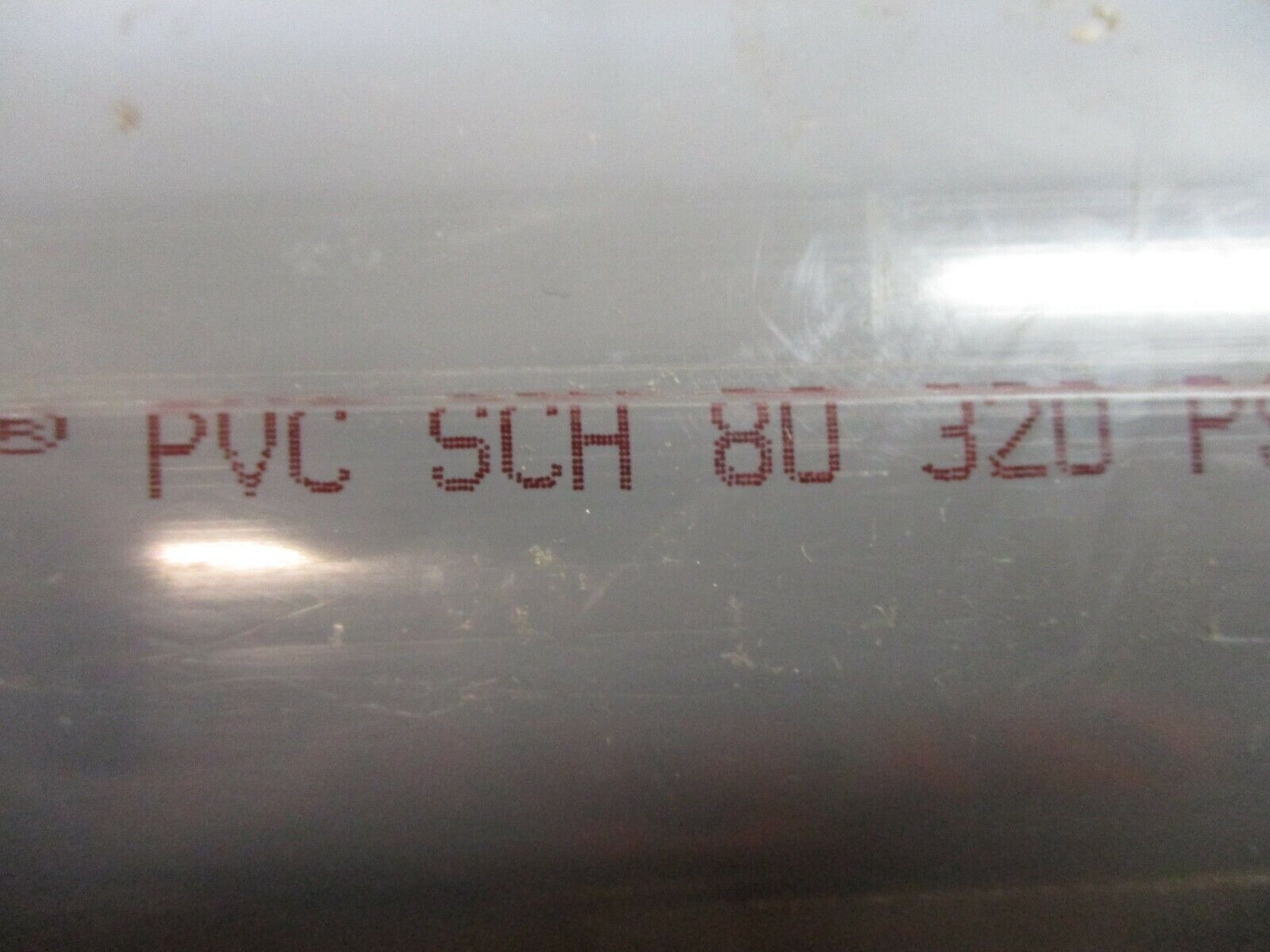 Cresline PVC Pressure Pipe SCH 80 320PSI Used