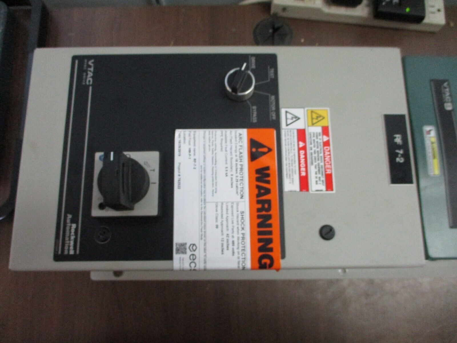 Rockwell Automation VTAC 9 AC Drive w/ Bypass 9VT-2541H0-D00 Ser. A 25HP 3Ph