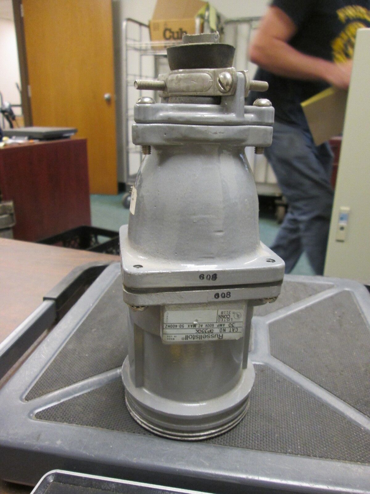 RussellStoll Receptacle DP35CK 30A 600V 50-400Hz