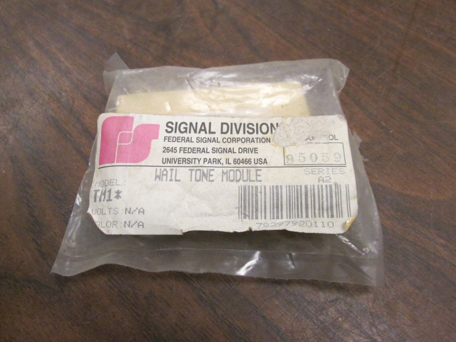 Federal Signal Wail Tone Module TM1 New Surplus