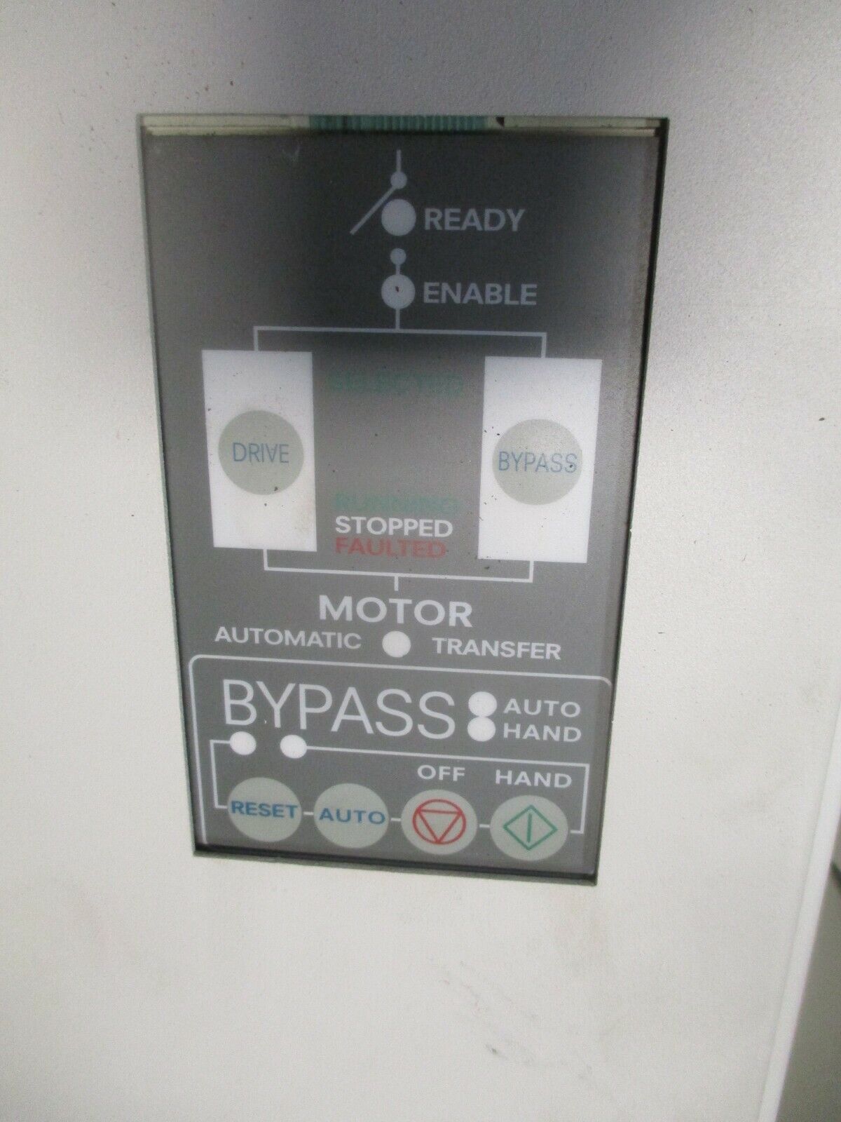 ABB ACH401 AC Drive w/ Bypass ACH401601632+10AE0000 20HP 3Ph 380-480V Used