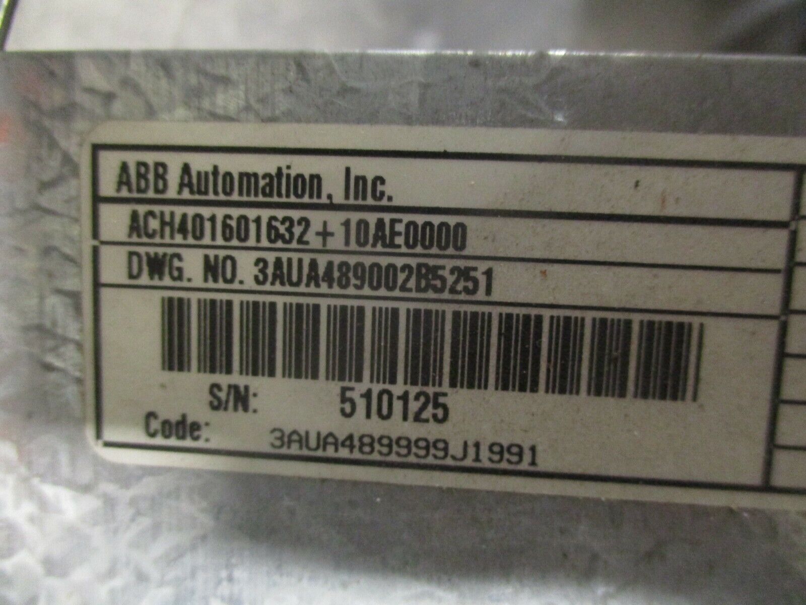 ABB ACH401 AC Drive w/ Bypass ACH401601632+10AE0000 20HP 3Ph 380-480V Used