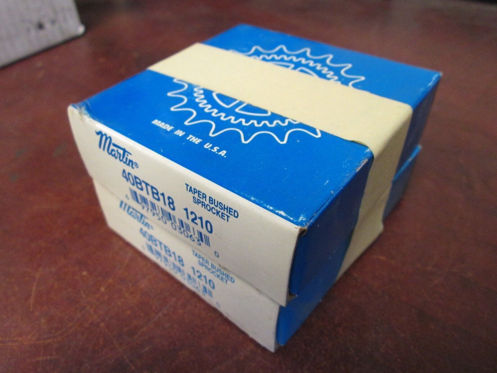 Martin Taper Bushed Sprocket 40BTB18 1210 18-Teeth *Lot of 2* New Surplus