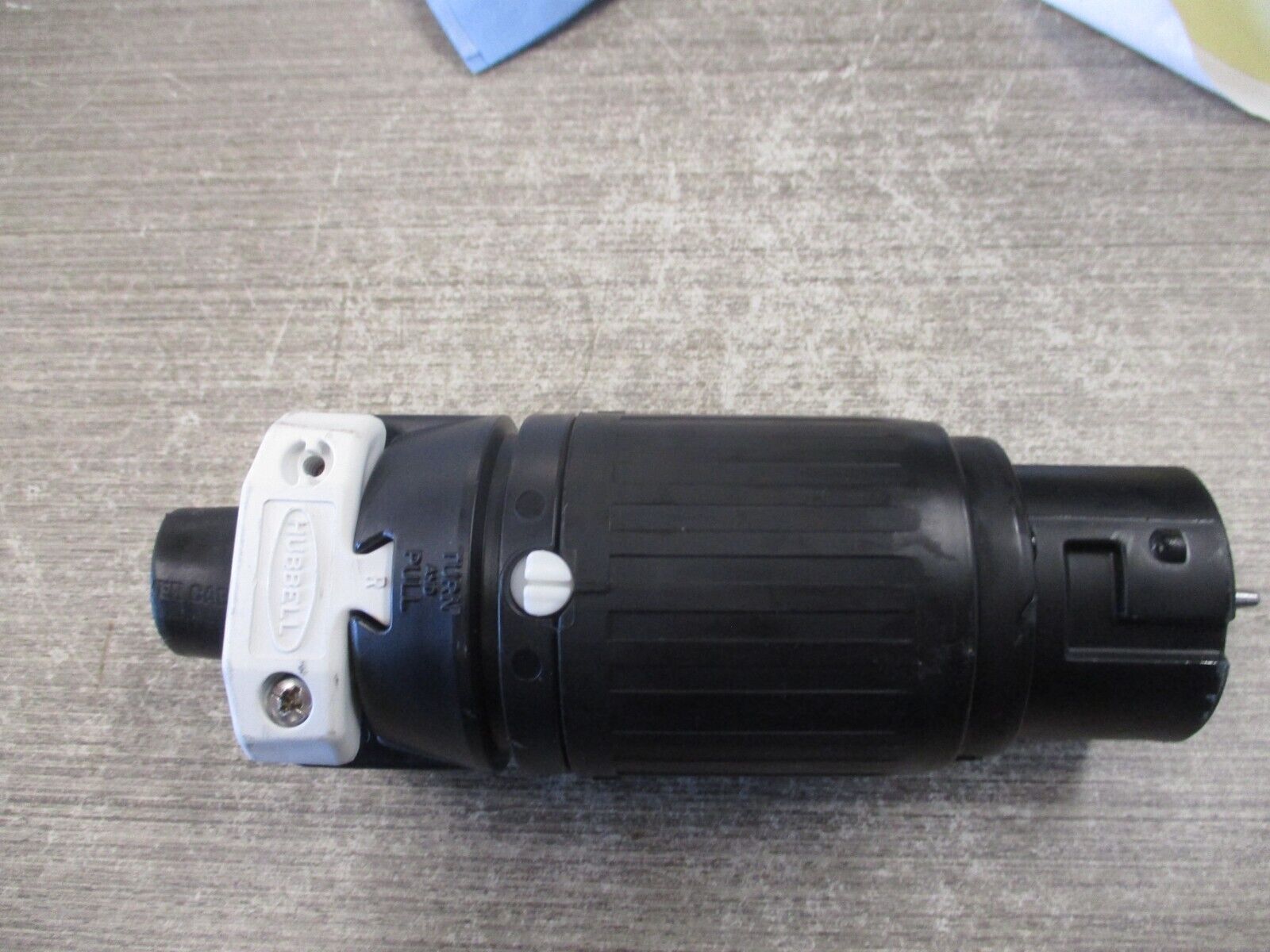 Hubbell Twist-Lock Connector CS-8364C 50A 250V 3P 4W 3Ph Used