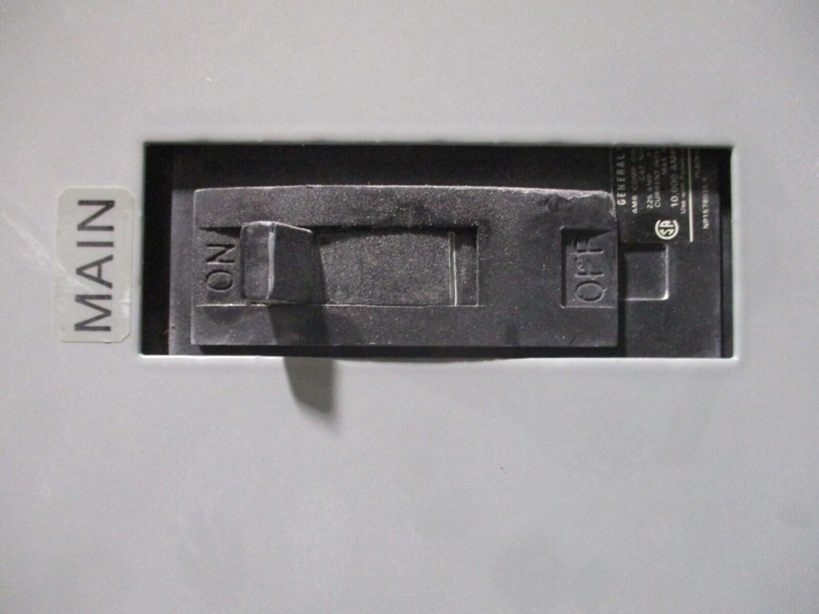 GE Panelboard AQF3422ABX 225 Amp Main Breaker 208/108 V 3 Phase 1 20AMP Used