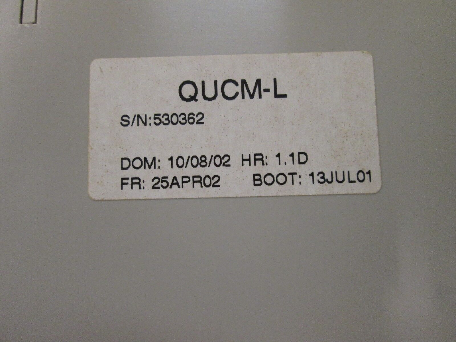 Schneider Electric Universal Comms PLC Card QUCM-L Used