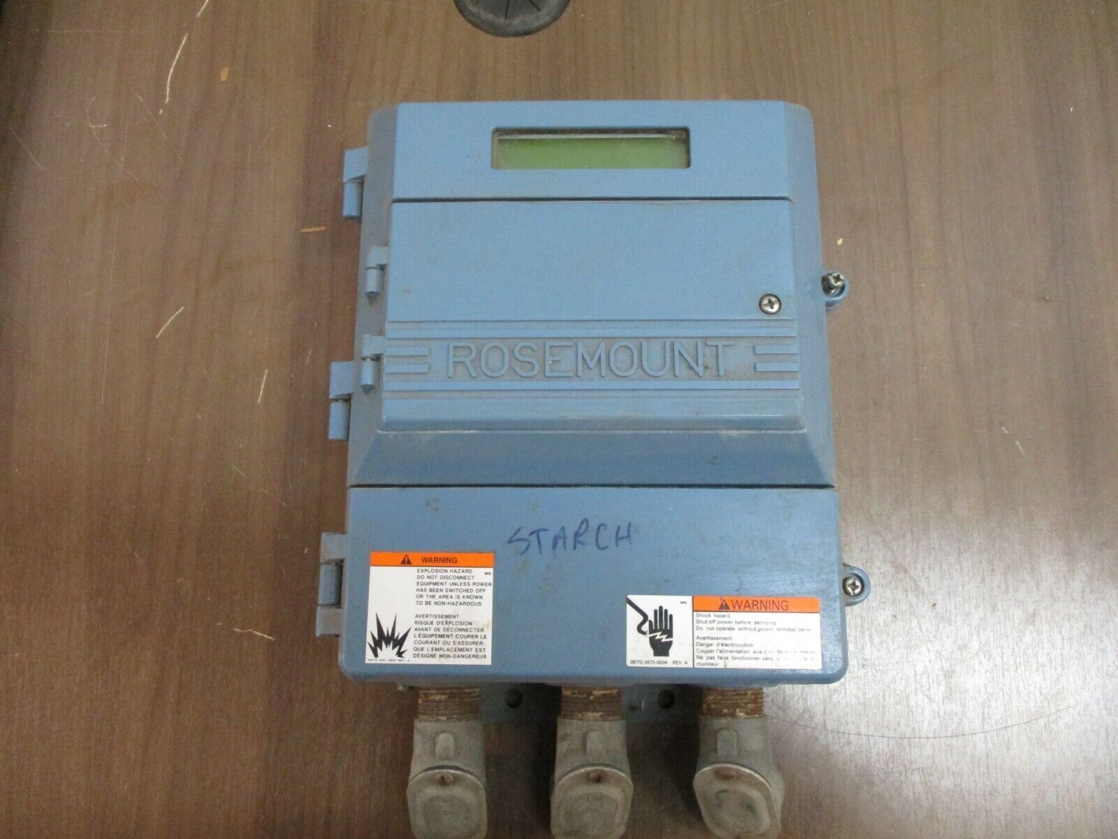 Rosemount Smart Family Magnetic Flow Transmitter 8712CR12N0M4 Used