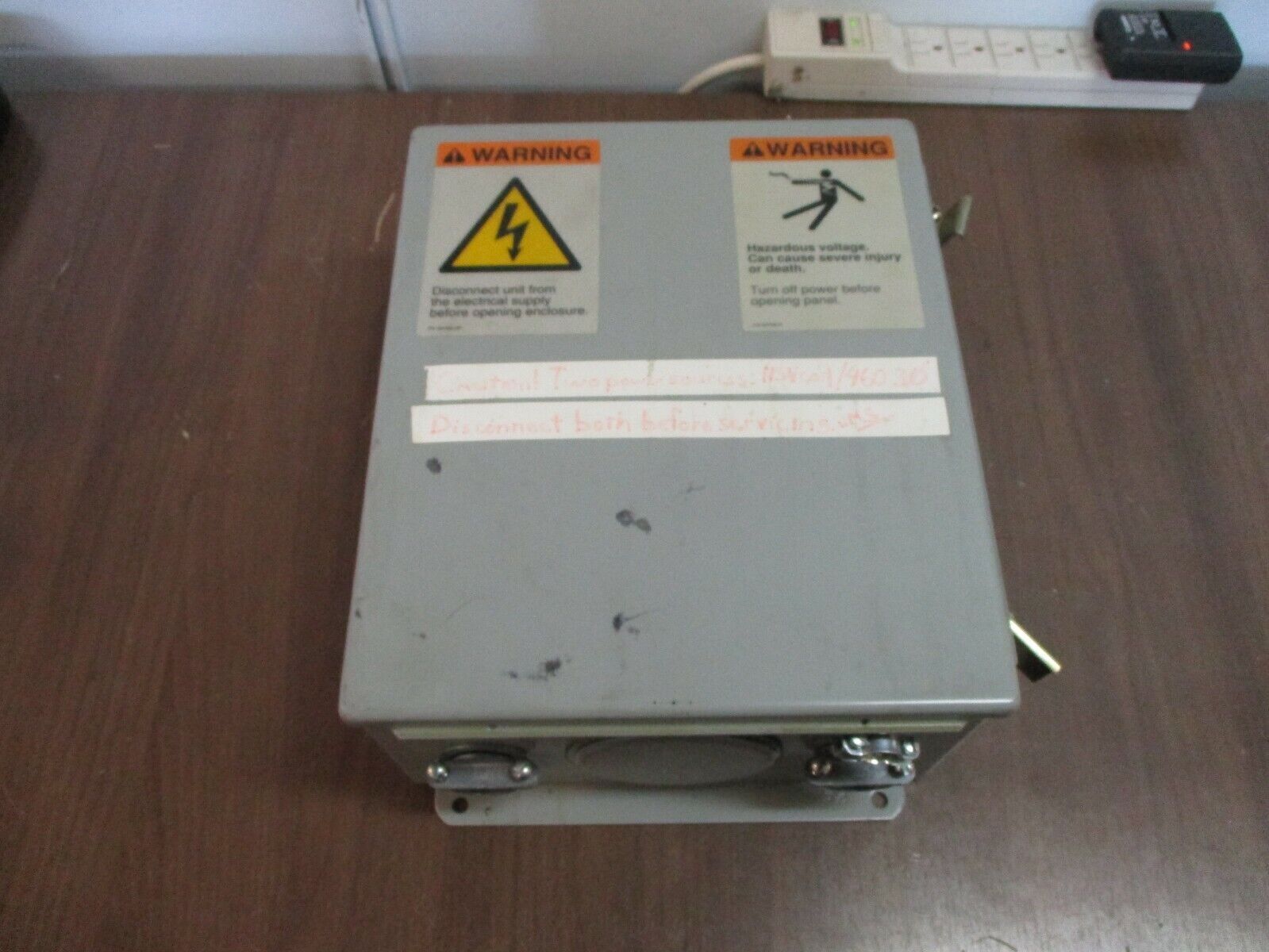 Hoffman Type 12, 13 Enclosure A-1210CH Size: 12x10x5" Used