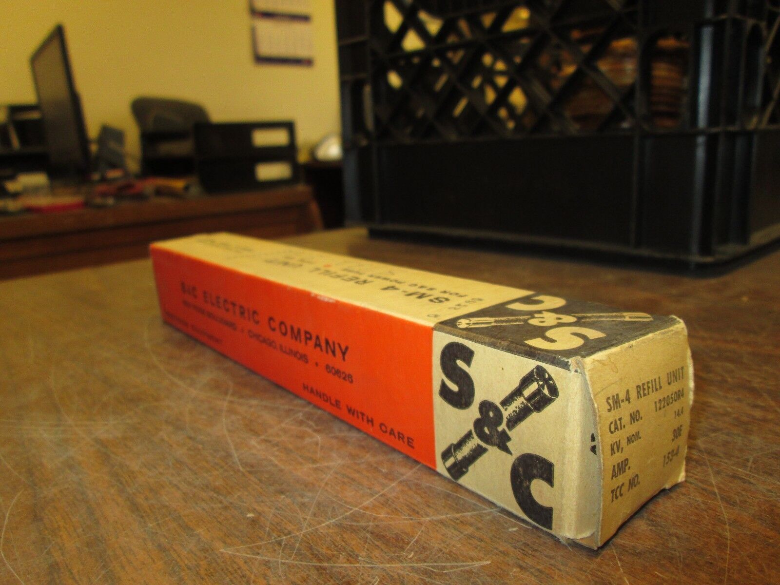 S&C SM-4 Power Fuse Refill Unit 122050-R4 14.4KV 30A New Surplus